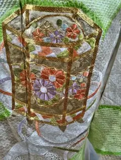 (ヮ222)☆正絹☆振り袖☆練習用出品☆高島屋誂え☆