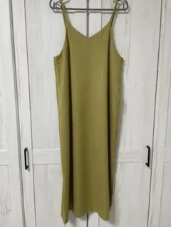 【美品】ships キャミワンピース　マスタード