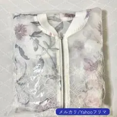 【極美品】ウォーターフラワーシースルーブルゾン 花 シアー 透け ボタニカルのサムネイル