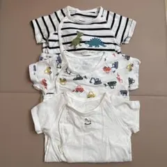 petit main ロンパース３枚セット 50-70サイズ