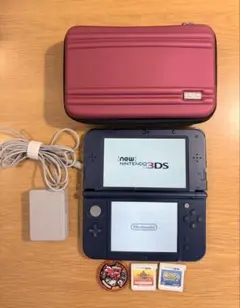 JALビジネスアメニティ ゼロハリバートンポーチ＆New 3DSLL+ソフト2本