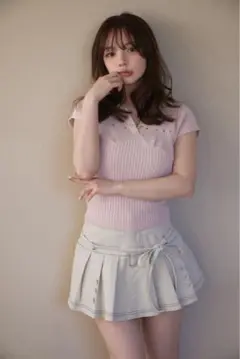 andmary Lindsay logo tops pink - メルカリ
