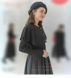 mir.. x NAO ブラックニット LL しまむら