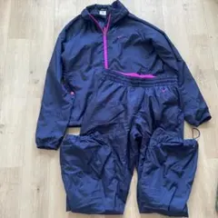 NIKE ナイキ ジャージ上下セット ネイビー ピンク サイズM.L