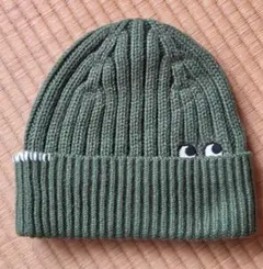 ANYA HINDMARCH × UNIQLO　グリーン ニット帽