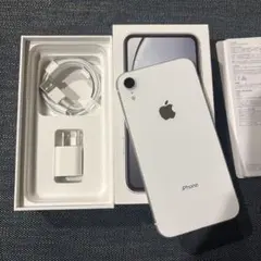 美品　Apple iPhoneXR 64GB ホワイト