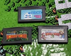ゲームボーイアドバンス 3本セット メイドインワリオ、ドンキーコング　箱説なし
