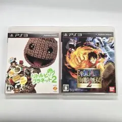 【PS3ソフト2本セット】ワンピース 海賊無双2 ＆ リトルビッグプラネット2