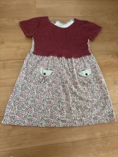 花柄ポケット付きワンピース 130サイズ