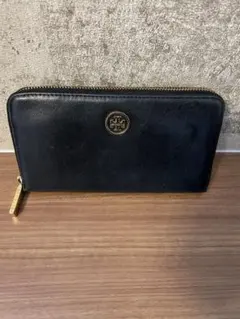 TORY BURCH ラウンドジップ 長財布 ブラック
