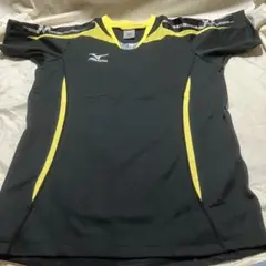 Mizuno バレーボール シャツ L ブラック/イエローメンズ(送料込み)