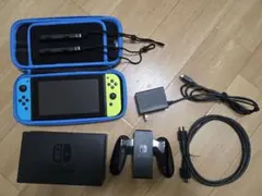 Nintendo Switch 青/黄 本体 + 付属品