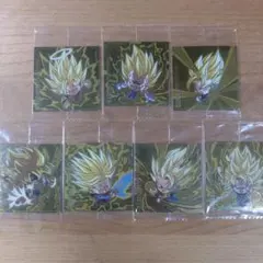 ドラゴンボールウエハースシール ゴールドレア コンプリート GDR 7枚