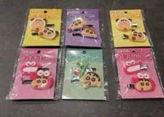 【新品未開封6点セット】クレヨンしんちゃんヘアゴム4点＆前髪クリップ2点♡