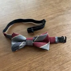 子供用ストライプデザイン 蝶ネクタイ