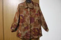 美品★KORET★コレット★レナウンルック★上品色使い★オーバーブラウス★