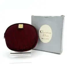 【箱付き未使用品】Christian Dior コインケース バーガンディ