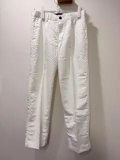 H&M 春夏　RELAXED FIT スラックス ホワイト EUR 29/30のサムネイル