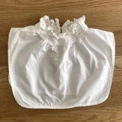 LOWRYSFARM つけ襟 ホワイト フリル