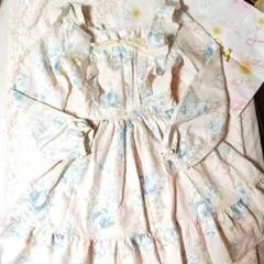 リズリサ　花柄ロリータドレス フリル付き　姫ギャル　fairy core　00s