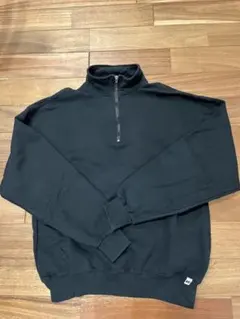 ハーフジップ スウェット