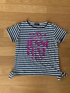 最安値　JENNI ジェニイ　白黒　ボーダー　 Tシャツ 140のサムネイル