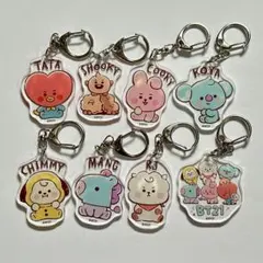 BTS　防弾少年団　BT21　トレーディング　アクリルキーホルダー　コンプセット