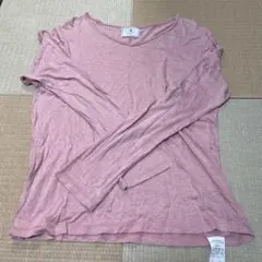 The 1st Floor ピンク Vネック Tシャツ L