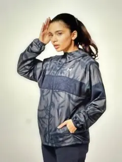 アンダーアーマー　MESH LINER PRINTED　HOODIE　Lサイズ