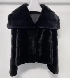 ベルベットブラックミンク　ショートコート