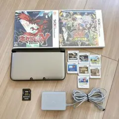 【動作品】3DS LL 本体 ソフトセット 充電器・SDカード付 ※ジャンク扱い