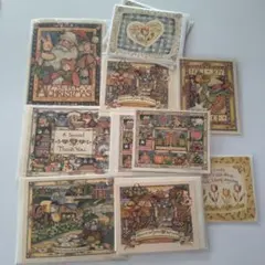 クリスマスカードと封筒セット