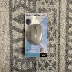 Digio USBワイヤレスマウス ホワイトベージュ