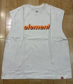 ELEMENT ノースリーブ Tシャツ ホワイト