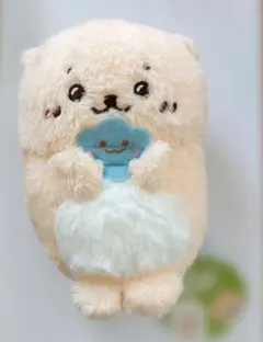 しろたん&らっこいぬ　ふわっとごろん　ぬいぐるみのサムネイル