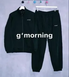 新品　g'morning nylon logo setup BLACK Sサイズ 2026年最新】g'morningの人気アイテム - メルカリ
