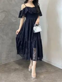 eimyistoire☆Lavinia laceワンピース☆NAVY☆XS