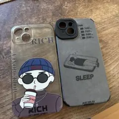 iPhone14 ケース 2点セット キャラクター