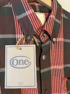 MOTIVEネルシャツ ONEGRAMワングラム 長袖チェックシャツ