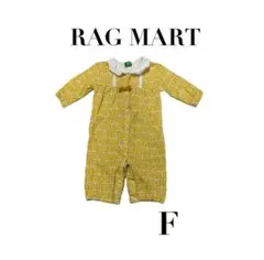 【RAGMART ラグマート】美品　カバーオール　ロンパース　花柄　ベビー