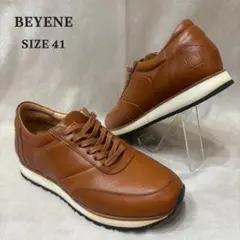 BEYENE ベイエン SHIPS レザー スニーカー ブラウン 41/26㎝のサムネイル