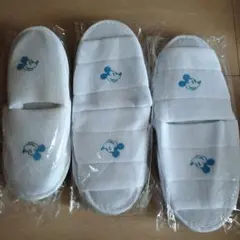 ディズニーセレブレーションホテル　アメニティ　スリッパ3点　大人、子供
