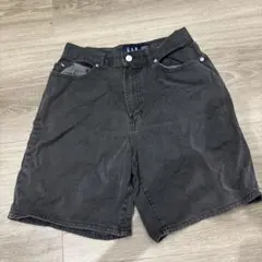 90s OLD GAPブラックデニムショーツ