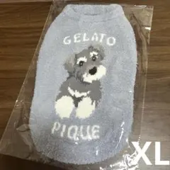 XL❤️新品ジェラートピケ　ベビモコシュナウザージャガードプルオーバー　ブルー