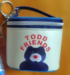 mojojojo ミニミニバニティポーチ ブルー ネコ