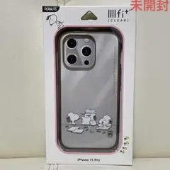 スヌーピー イーフィットIIIIfit iPhone15Pro スマホケース