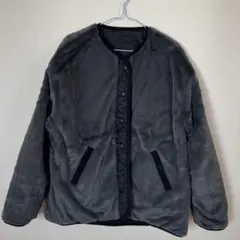 新品未開封　coca リバーシブルキルティングブルゾン　XL チャコール