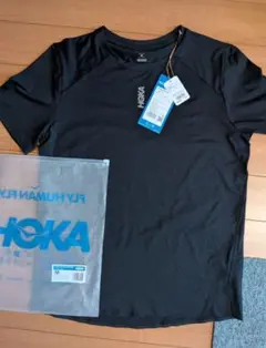 HOKA EVERYRUN ショートスリーブ Tシャツ ブラック M（日本Ｌ）のサムネイル