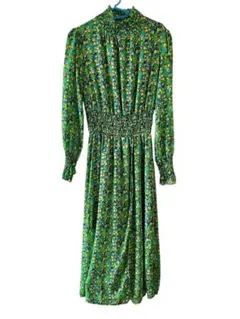 小花柄ロングワンピース　made in Italy