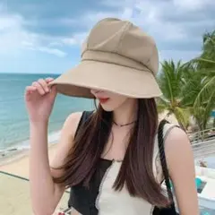 帽子 レディースハット UVカット つば広 UVカット帽子 日焼け防止紫外線対策